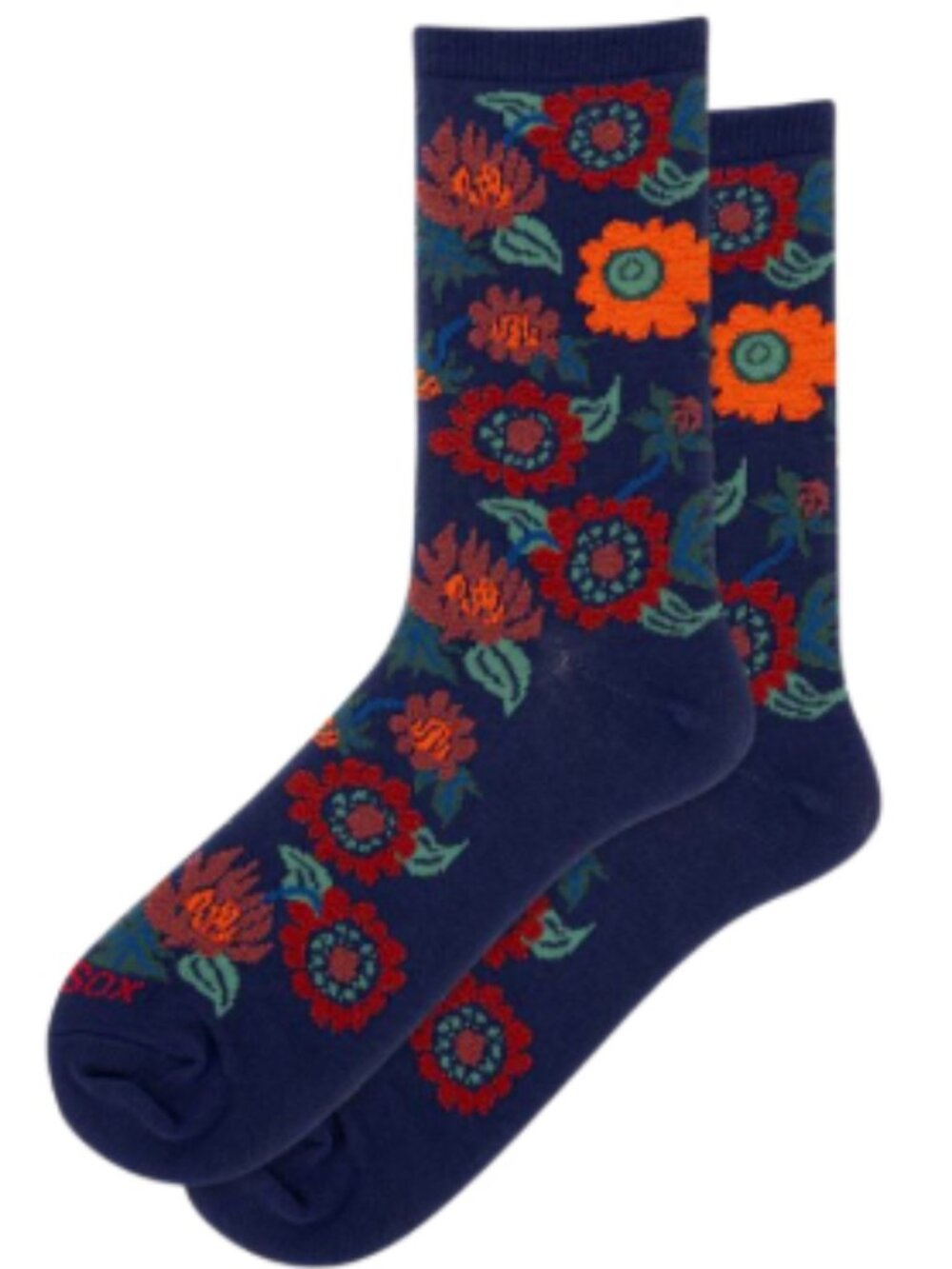 Women's HOTSOX Socks NWT | Fuzzy Flowers Socks